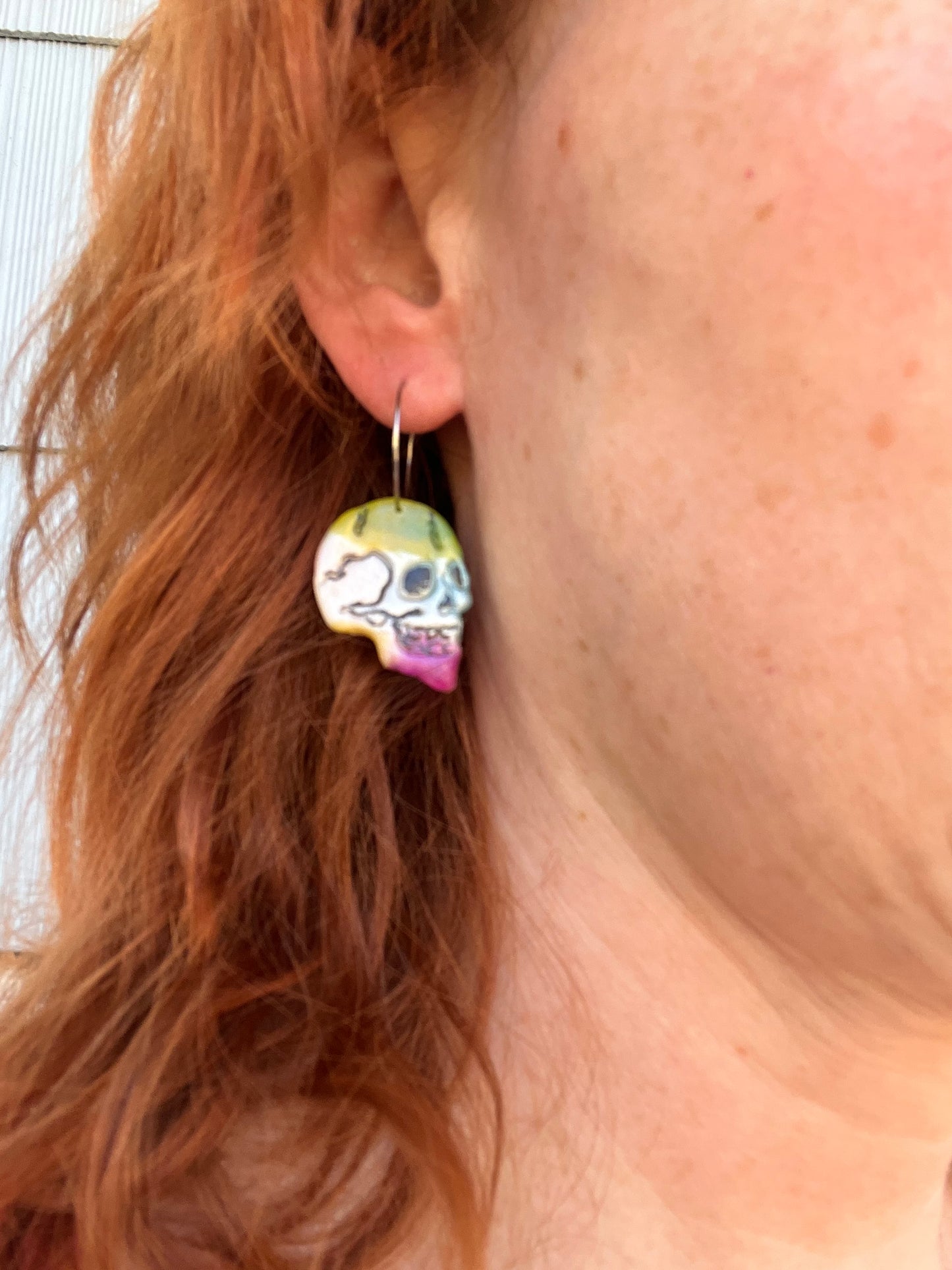 Spooky Skull Earrings