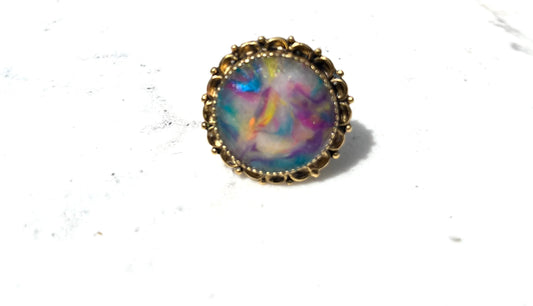 Iridescent Rainbow Ring