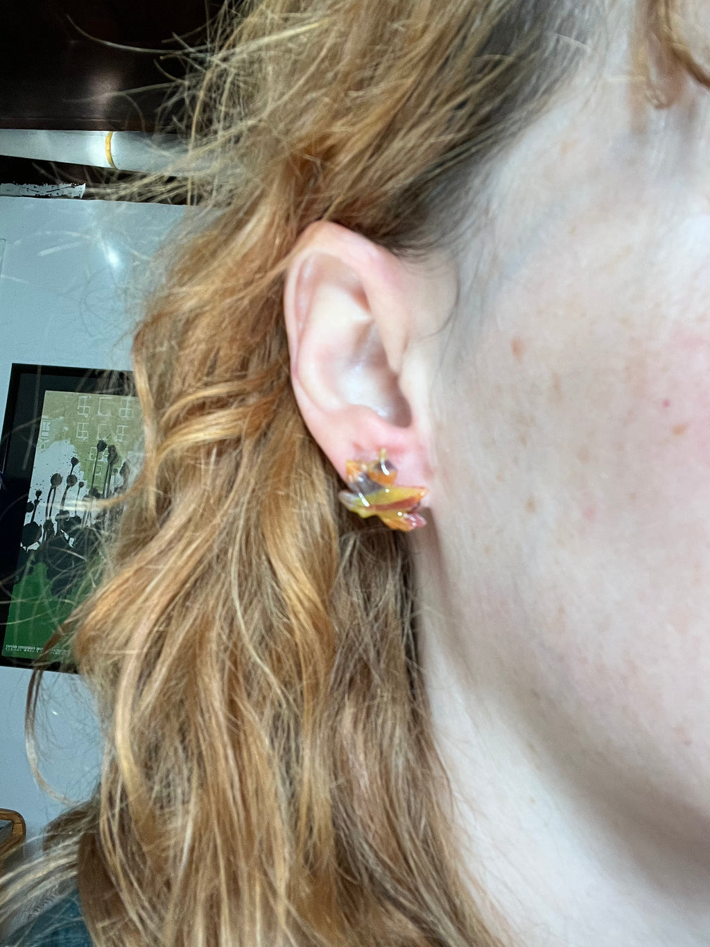 Maple Leaf Autumn Studs