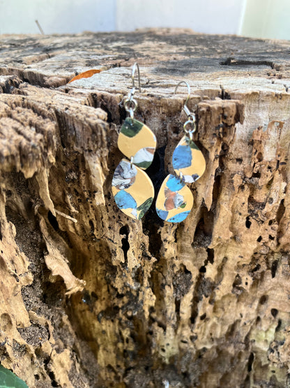 Terrazzo Organic Dangles