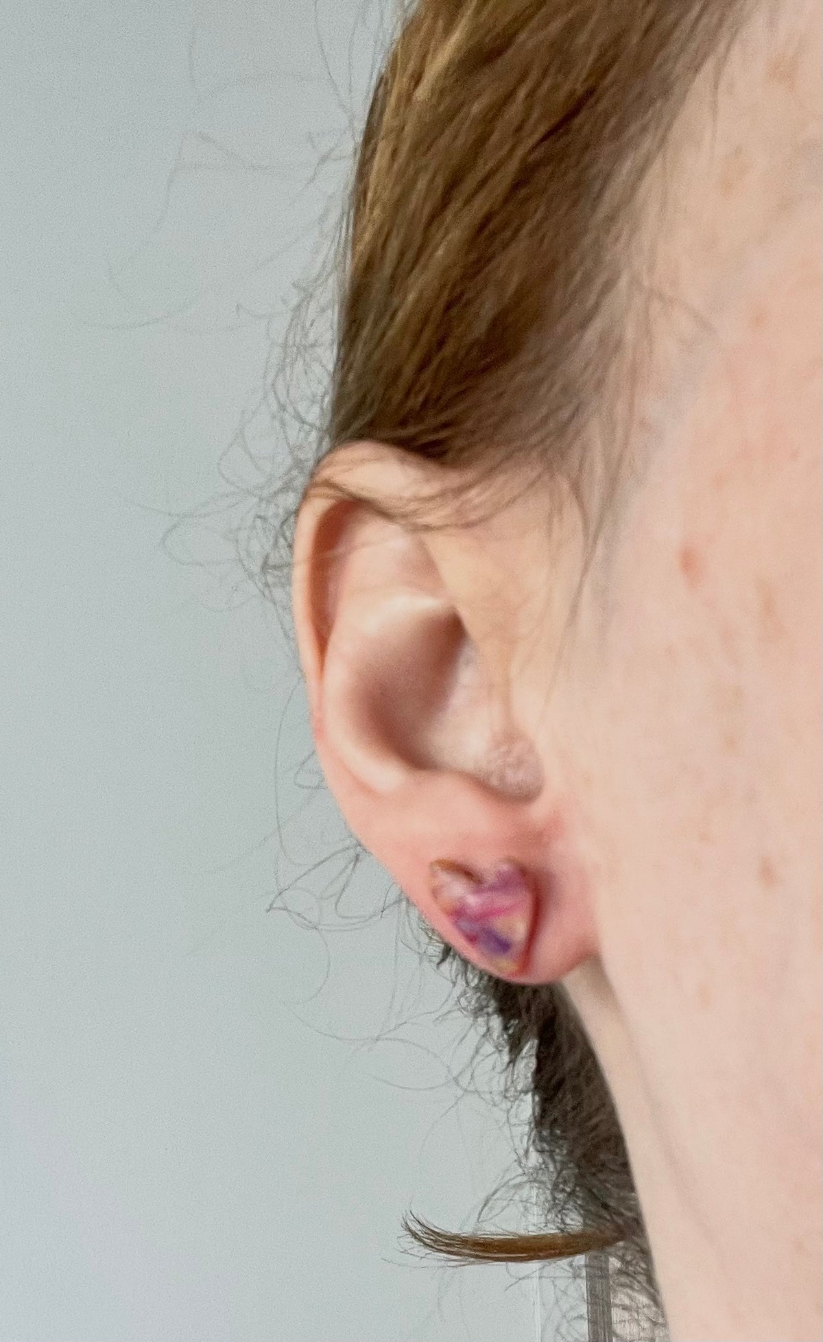 Heart studs