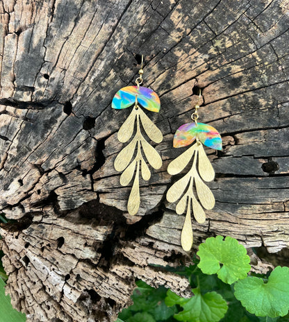 Matisse Rainbow Dangle Earrings Shiny finish