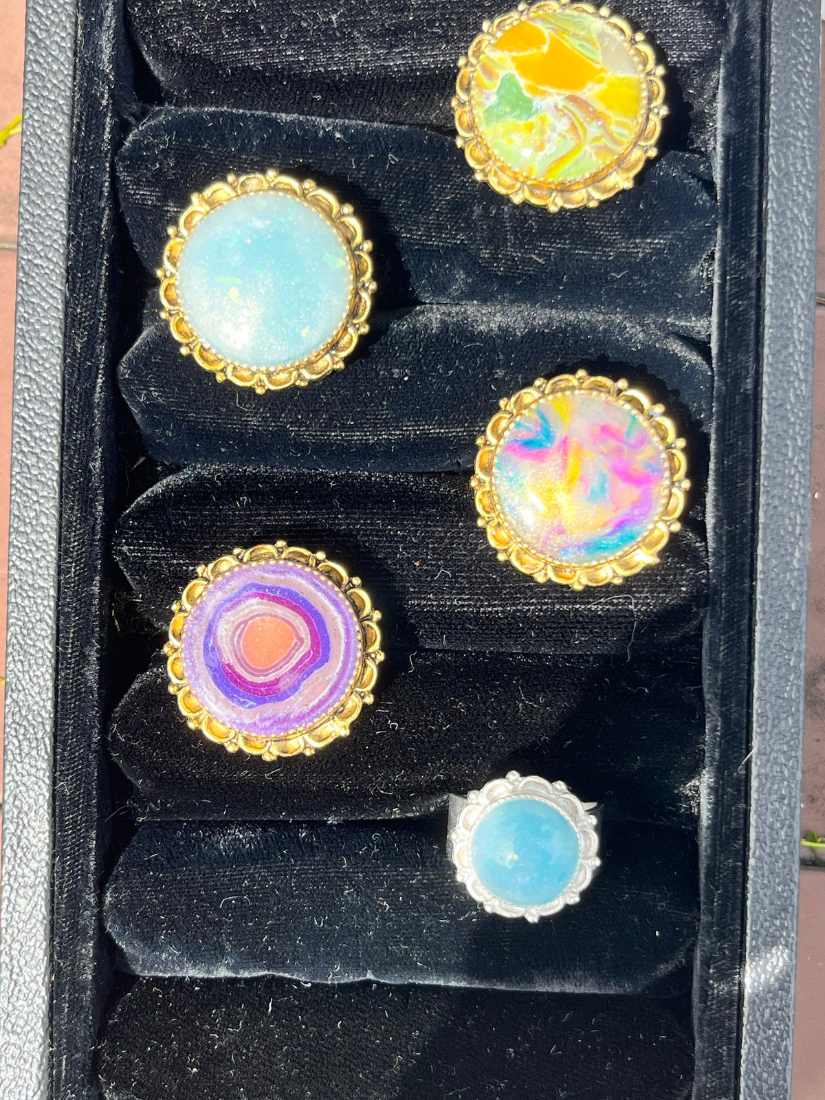 Iridescent Rainbow Ring