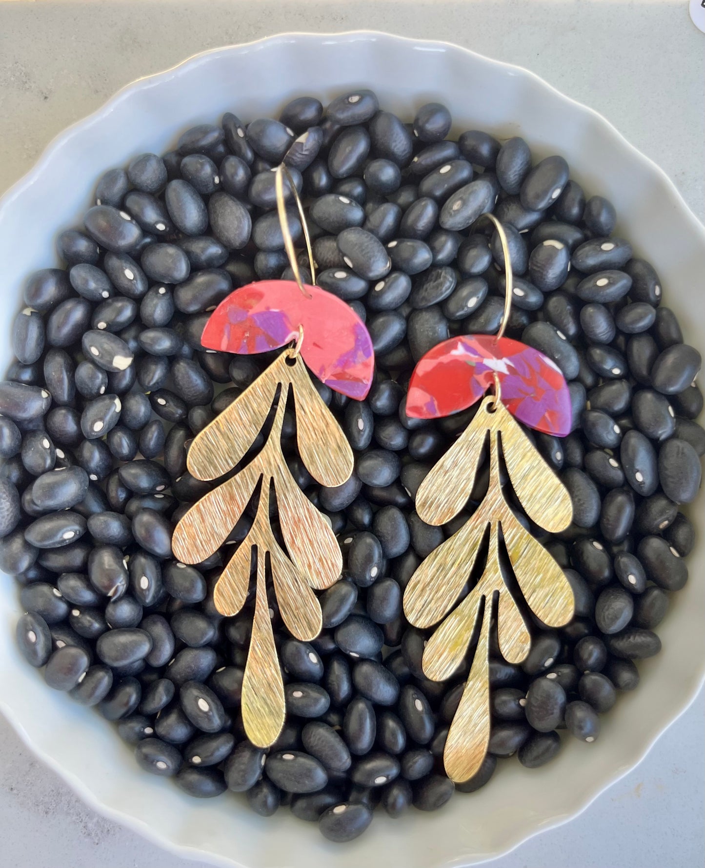 Matisse Dangles Red & Purple