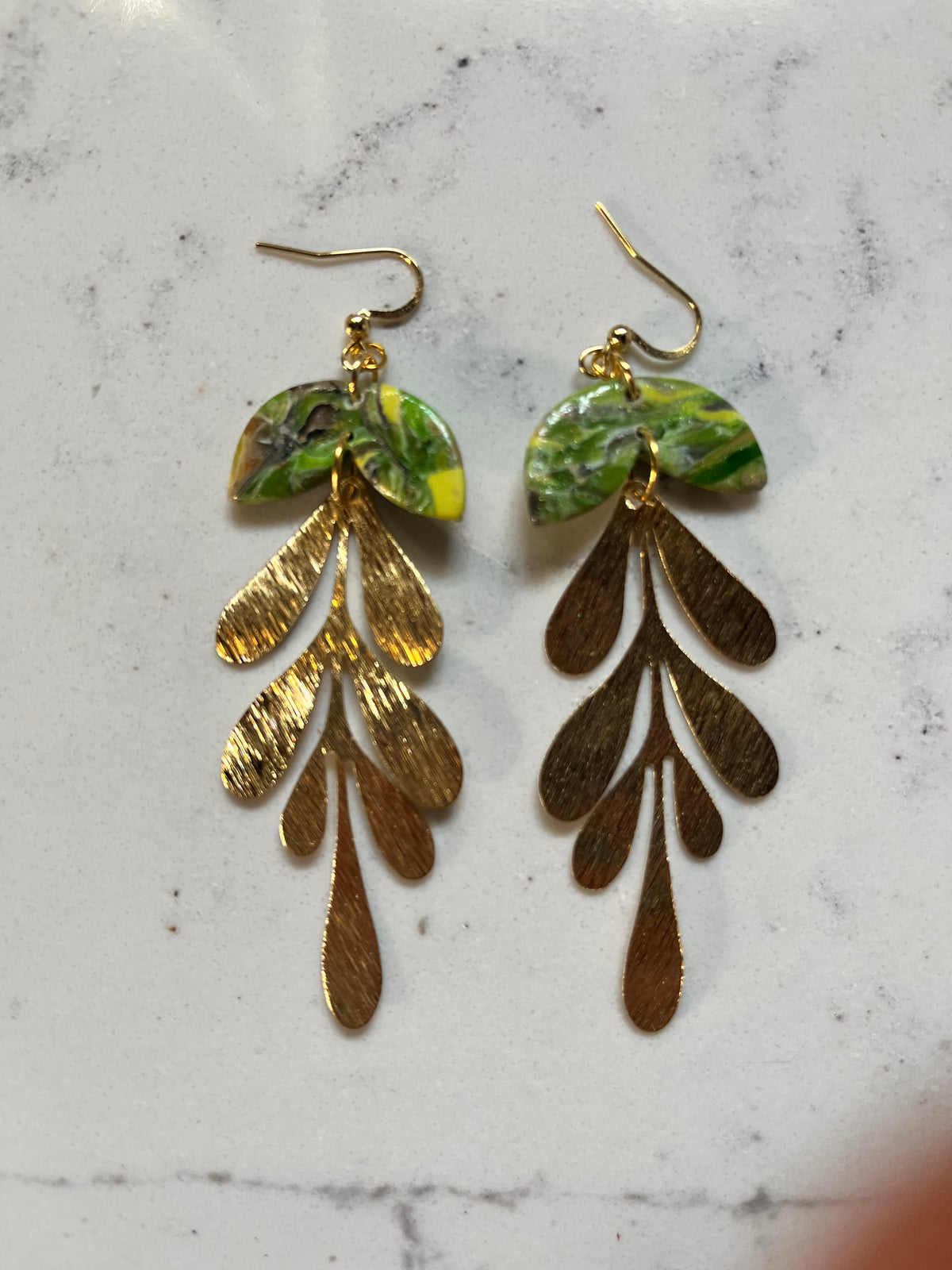 Matisse Rainbow Dangle Earrings Shiny finish