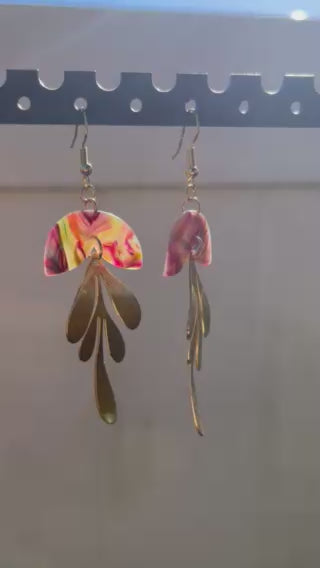 Matisse Rainbow Dangle Earrings Matte finish