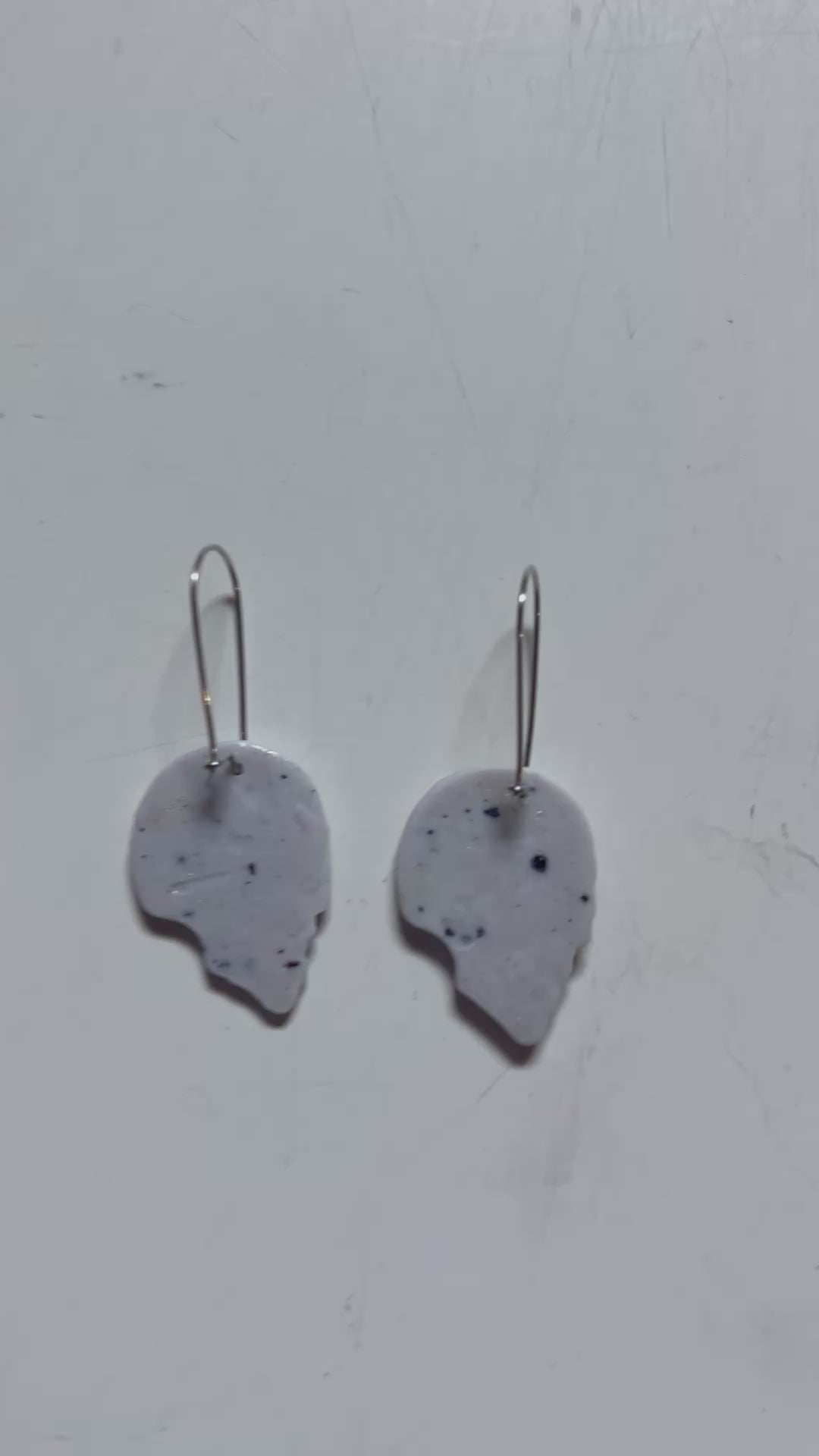 Spooky Skull Dangle Earrings
